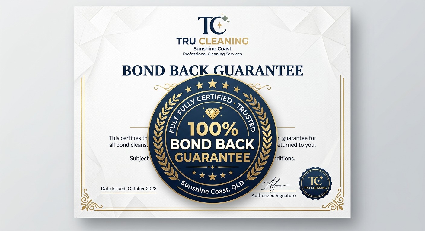 100% bond back guarantee - Tru End of Lease Cleaning Sunshine Coast